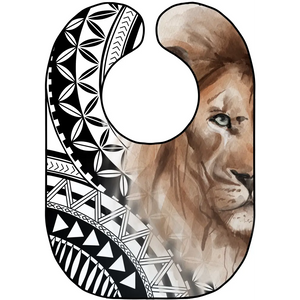 Polynesian Design Animal Bibs Lion