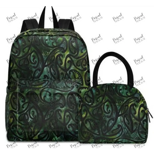 Pre Order Backpack & Lunch Box Set Pounamu /