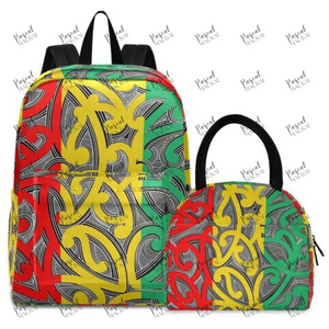 Pre Order Backpack & Lunch Box Set Rasta /