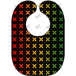 Rasta Series Poly 3 Black Bibs