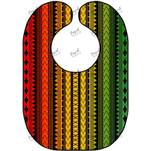 Load image into Gallery viewer, Rasta Series Poly 8 Black Bibs
