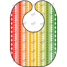 Load image into Gallery viewer, Rasta Series Poly 8 White Bibs
