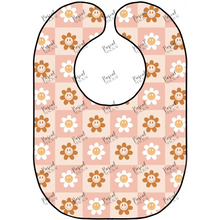 Load image into Gallery viewer, Retro Bibs Tile Daisy Squares
