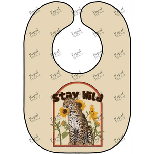 Slogan Bibs Sunflower Wild