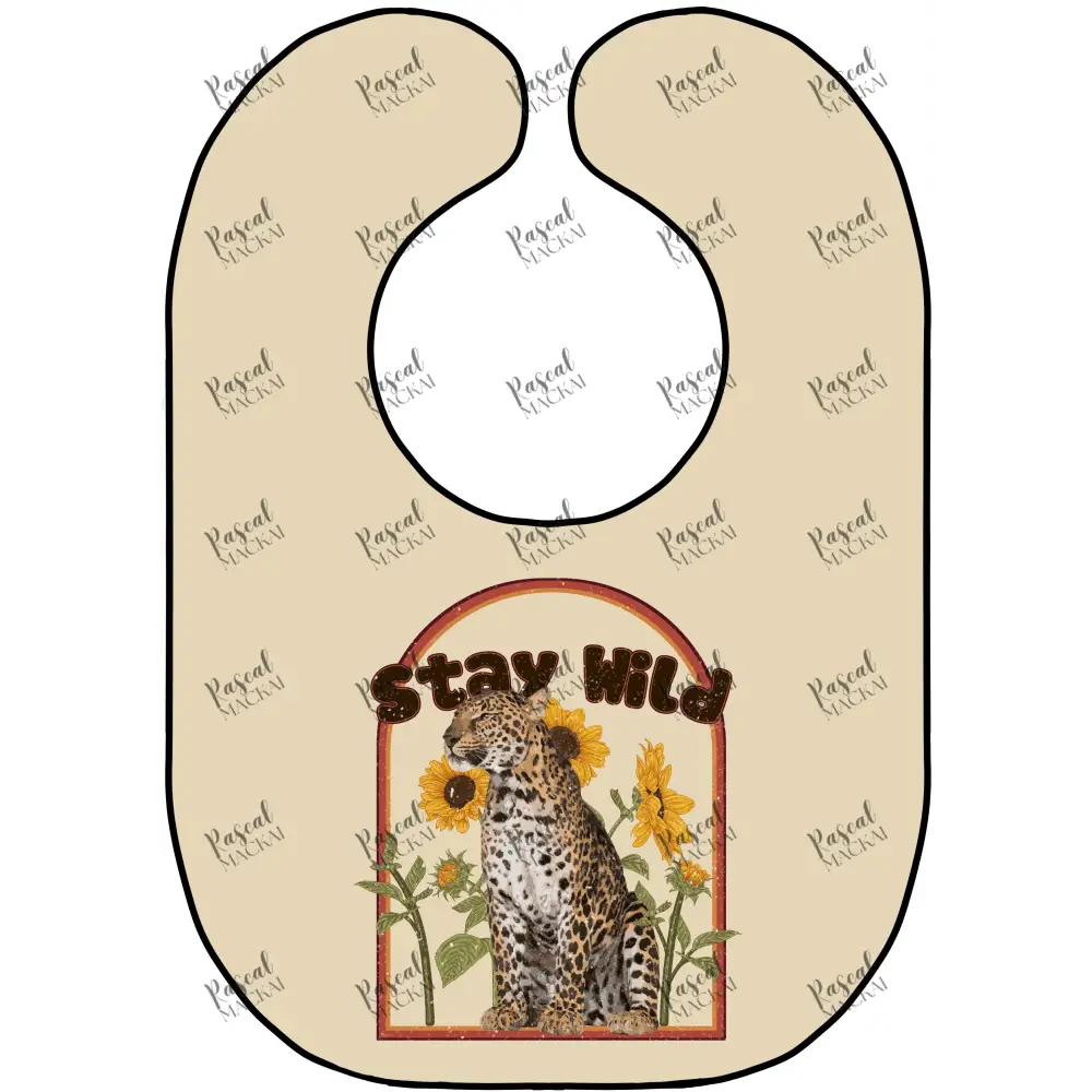 Slogan Bibs Sunflower Wild