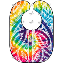 Load image into Gallery viewer, Tie Die Rainbow Rua Bibs
