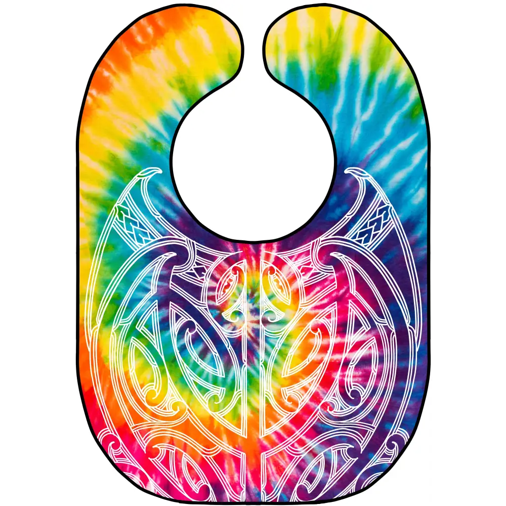 Tie Die Rainbow Tahi Bibs