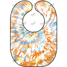 Load image into Gallery viewer, Tie Dye Bibs Orange
