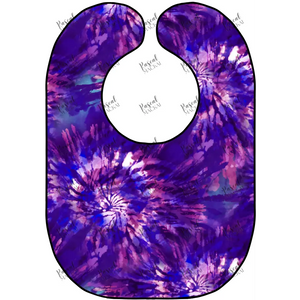 Tie Dye Bibs Purple