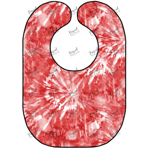 Tie Dye Bibs Red