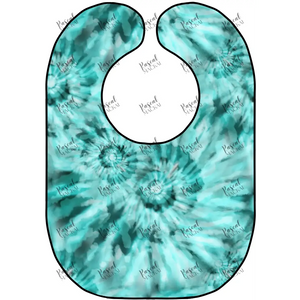 Tie Dye Bibs Teal