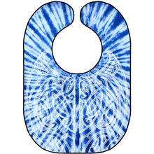 Load image into Gallery viewer, Tie Dye Indigo Tahi Bibs
