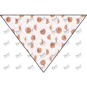 Floral moon phase design with Maori pattern
