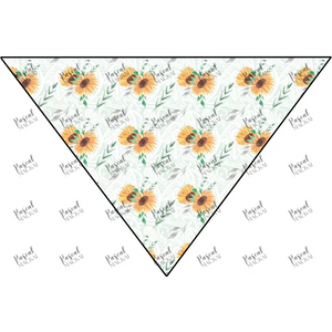 Floral watercolour Maori Bandana Bib